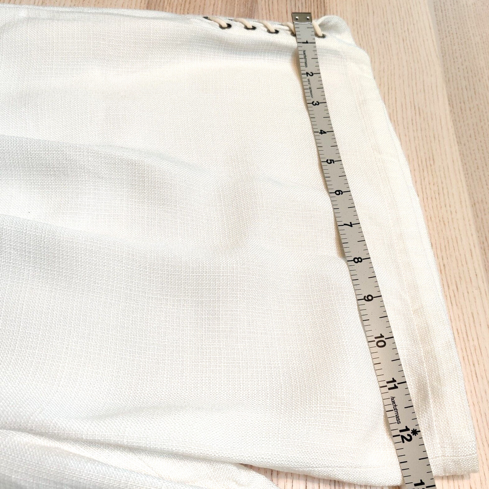 Roberto Cavalli Womens Wide Leg Shorts Size 10 L White Laces Designer Italy $949 - Picture 15 of 16
